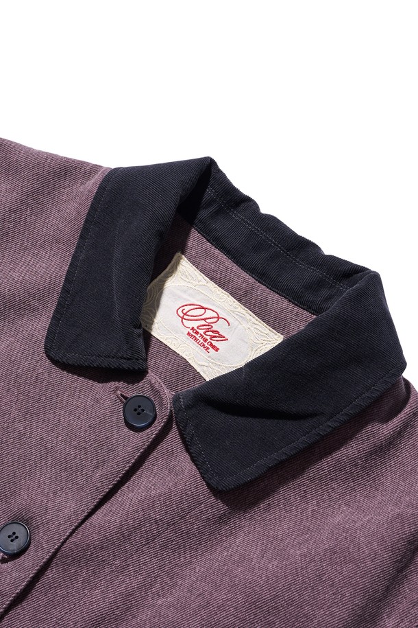 POEV - 자켓 - Round Pocket Work Jacket - Dusty Purple