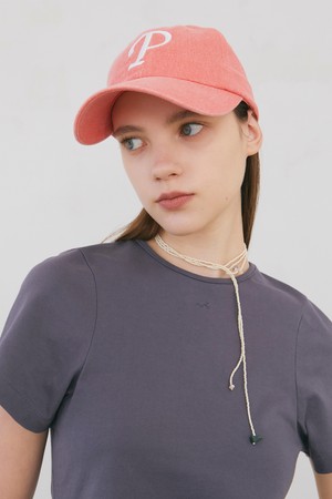 Love Poem Ball Cap - Red Orange