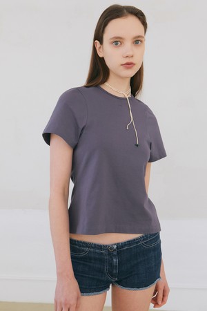 Poev Arched T-Shirt - Charcoal