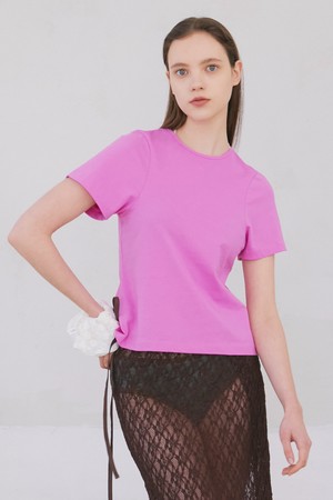 Poev Arched T-Shirt - Purple Pink