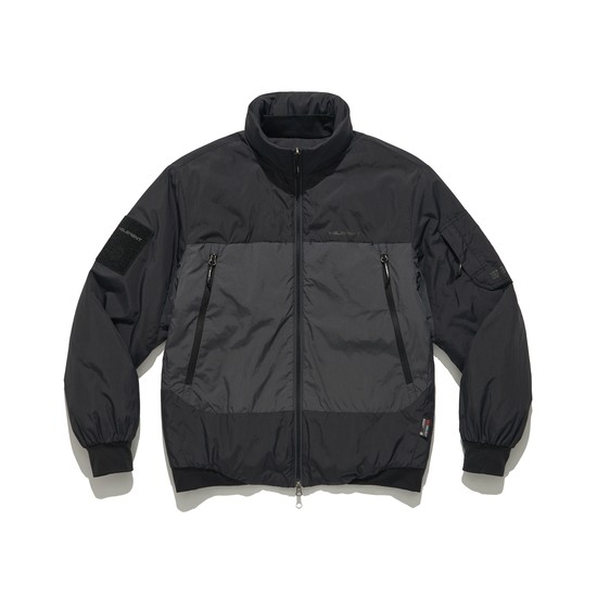프로텍션 후드 패딩 자켓 (BLACK)