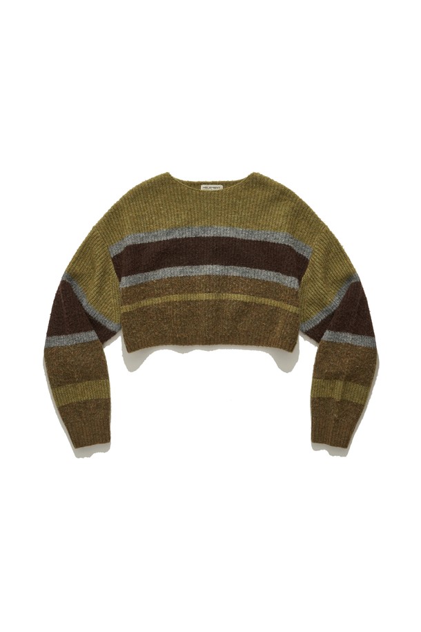 따뜻하고 포근한 여성 스트라이프 크롭 니트 (KHAKI)입니다. 부드러운 촉감의 울, 나일론, 아크릴, 폴리에스터, 스판덱스 혼방 소재로 제작되어 가을, 겨울 시즌에 적합합니다. 모헤어 혼방 원사를 사용하여 은은한 고급스러움을 더했으며, 자카드 기법으로 섬세한 스트라이프 패턴을 표현했습니다. 캐주얼, 클래식, 미니멀 스타일을 모두 소화할 수 있으며, 데이트룩, 카페룩, 겨울 데일리룩 등 다양한 TPO에 활용하기 좋습니다. 다만, 착용 시 마찰에 의해 필링이 발생할 수 있으니 주의하여 관리해주세요.
