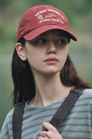 벨리 워시드 데드 볼캡 (RED)