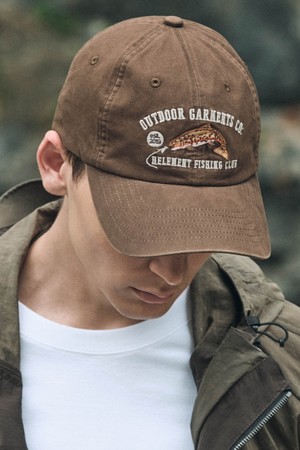 벨리 워시드 데드 볼캡 (BROWN)