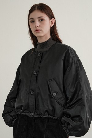 여성 플리츠 리버서블 패딩 (BLACK)