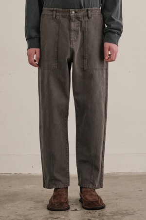 [힐리먼트] 브라운 데님 팬츠 (BROWN)_BROWN-a