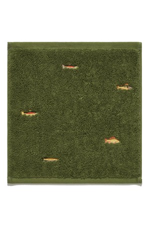 [힐리먼트 X TWB] 프리미엄 자수 핸드타올 (OLIVE)_GREEN-a