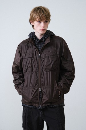 [힐리먼트] 공용 브라이트 포켓 점퍼 (BROWN)_BROWN-a