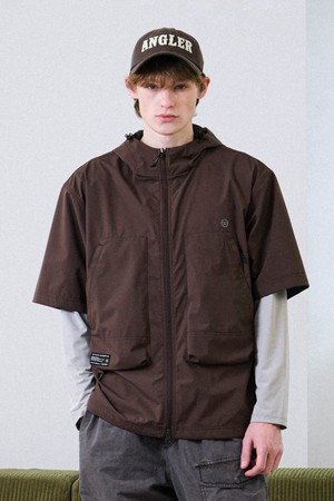 어반 클라이밋 반팔 점퍼 (BROWN)