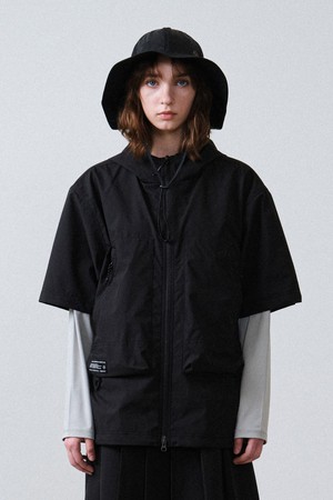 [힐리먼트] 어반 클라이밋 반팔 점퍼 (BLACK)_BLACK-a