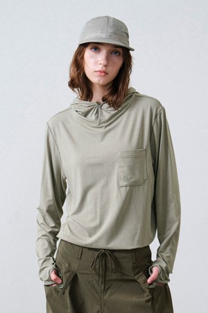 [힐리먼트] 소프트 아크 쿨 후드티 (KHAKI)_KHAKI-a