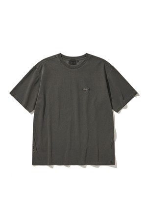[힐리먼트] 우오 피그먼트 반팔 티셔츠 (CHARCOAL)_GREY-a