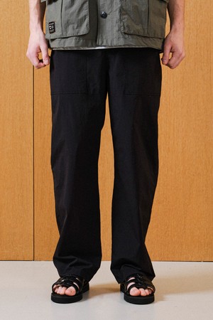 공용 컴피 스트레이트 팬츠 (BLACK)