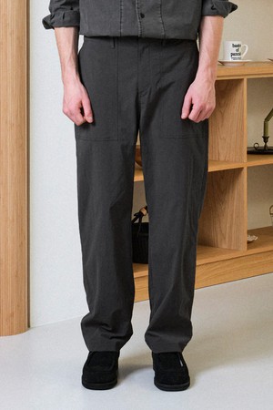 공용 컴피 스트레이트 팬츠 (D/GREY)