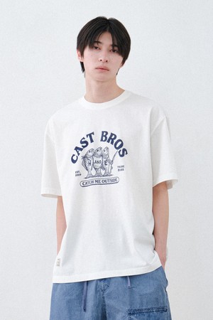 캐스트 브로 반팔티 (WHITE)