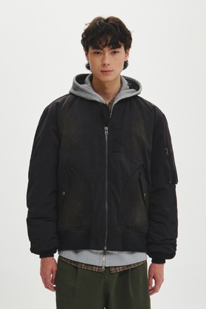 포그 MA-1 패딩 점퍼 (BLACK)