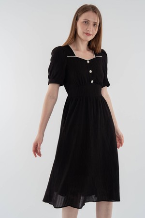 Linepearl point onepiece_Black