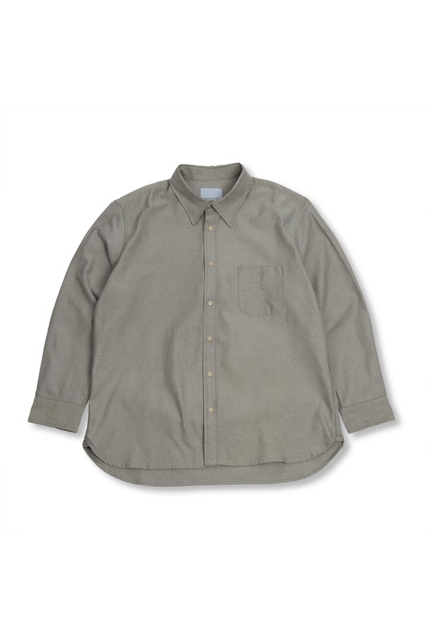 MUDSALT - 캐주얼셔츠 - COMFORT OXFORD SHIRTS SAGE GRAY