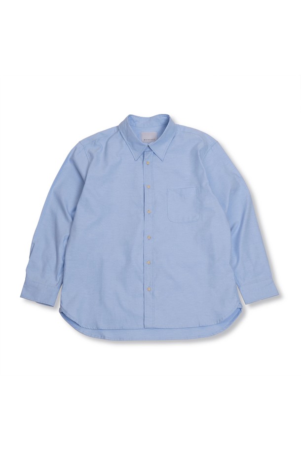 MUDSALT - 캐주얼셔츠 - COMFORT OXFORD SHIRTS SKY BLUE