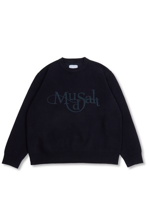 MUDDY KNIT CREWNECK NAVY