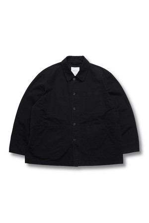 WASHING FRENCH WORK JACKET BLACK