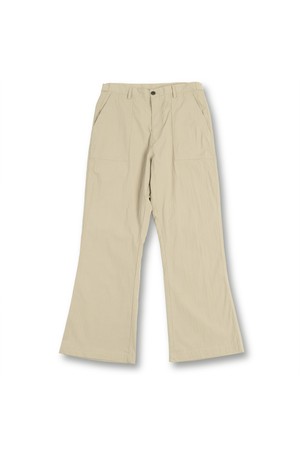 SEERSUCKER FATIGUE PANTS BEIGE