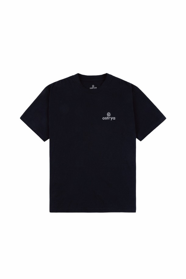 OSTRYA - 반팔티셔츠 - Core Logo Heavy Du-Tee Black