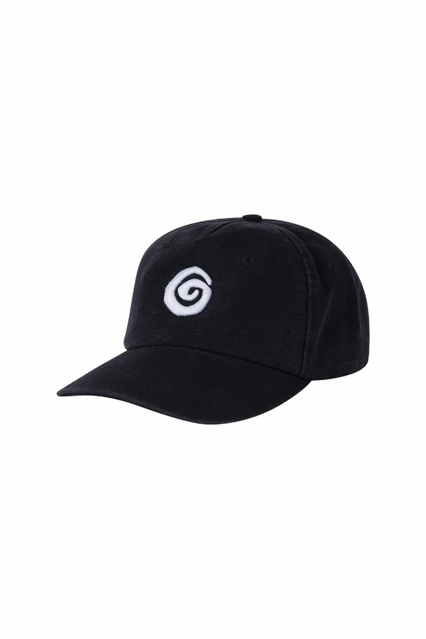 OSTRYA - 모자 - Swirl Logo Five Panels Cap Black