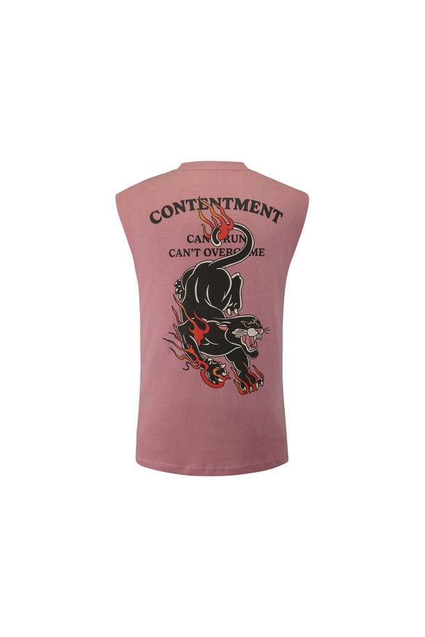 contentment - 반팔티셔츠 - YOKAI Tee ASH ROSE