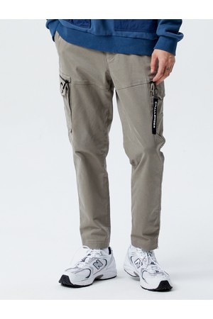 남성 가먼트 워싱 카고 골프 팬츠 베이지_BEIGE-a