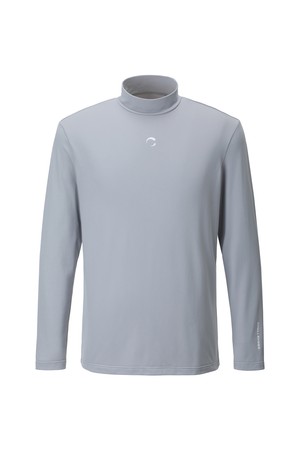 공용 아크씨 모크넥 기모 골프 이너티셔츠 그레이_GREY-a