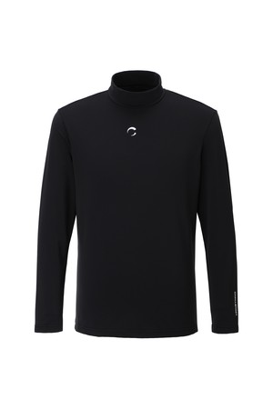 공용 아크씨 모크넥 기모 골프 이너티셔츠 블랙_BLACK-a