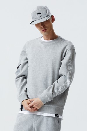 공용 메탈릭 아크씨 캠프캡 그레이_GREY-a