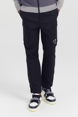 남성 아웃포켓 카고 골프 팬츠 블랙_BLACK-a