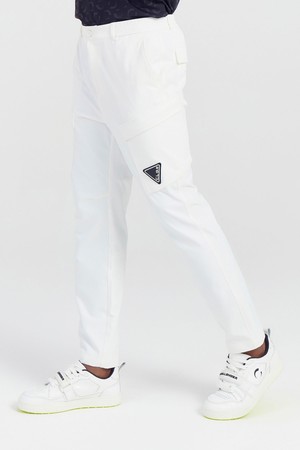남성 아웃포켓 카고 골프 팬츠 오프화이트_WHITE-a