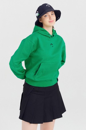 여성 백 프린트 저지 골프 후디티셔츠 그린_GREEN-a