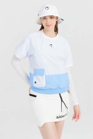 여성 리버서블 우븐 골프 점퍼 스카이블루_BLUE-a