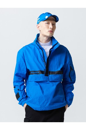 남성 후디 골프 아노락 바람막이 블루_BLUE-a