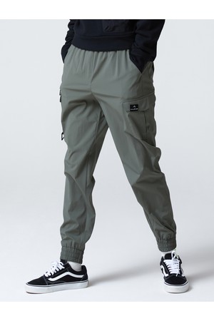 여성 아웃포켓 골프 조거팬츠 카키_KHAKI-a