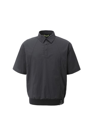 남성 냉감 로고 펀칭 골프 티셔츠 다크그레이_GREY-a