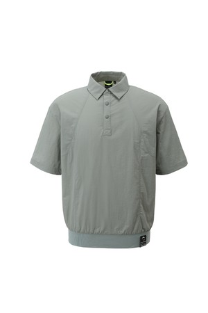 남성 냉감 로고 펀칭 골프 티셔츠 올리브_KHAKI-a