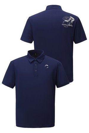 유럽 싱글저지 냉감 CLGR 남성 카라넥 골프 반팔티셔츠 다크블루_NAVY-a