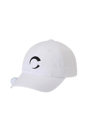 공용 베이직 아크씨 볼캡 화이트_WHITE-a
