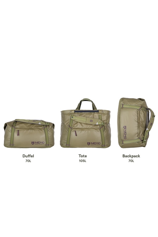 [NEMO] 더블 하울 70L 여행용 캐리어는 넉넉한 수납공간을 제공하는 라지 사이즈 더플백입니다. Nova Lake와 Chai 두 가지 색상으로 출시되었으며, 나일론과 폴리에스테르 소재로 제작되어 내구성이 뛰어납니다. 방수 기능과 압축 기능이 있어 짐을 안전하게 보호하며, 블루사인 인증 소재 및 PFAS-free DWR 처리를 통해 친환경적인 면모를 갖췄습니다. 백팩 스트랩과 메쉬 포켓, 다용도 수납공간은 편리한 사용성을 더하며, 여행, 캠핑, 아웃도어 활동에 적합합니다. 지퍼형 잠금 방식, 재활용 소재 사용, 멀티웨이 캐리 기능을 제공하여 다양한 상황에서 활용 가능합니다.
