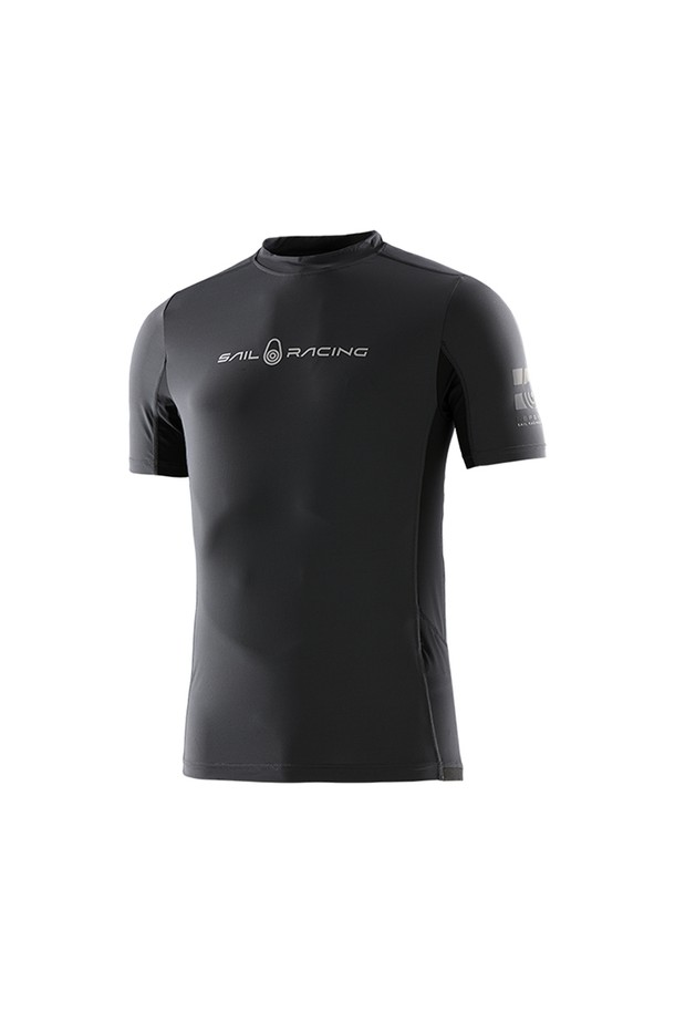 REFERENCE SS 래쉬가드_965는 남성용 래쉬가드로 수영, 서핑 등 여름철 물놀이에 적합합니다. 블랙 컬러의 슬림핏 디자인으로, 나일론과 스판덱스 혼방 소재를 사용하여 부드러운 촉감과 얇은 두께로 편안한 착용감을 제공합니다. 반소매 라운드넥 디자인에 UV 차단 및 속건 기능이 있어 활동적인 물놀이에도 쾌적함을 유지시켜줍니다. 특히, 스포티하고 미니멀한 스타일을 추구하는 휴가룩, 바캉스룩에 완벽하게 어울립니다. 로고 프린트가 디자인의 포인트를 더합니다.
