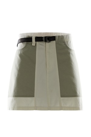 W MIST BLOCKED SKIRT(102)