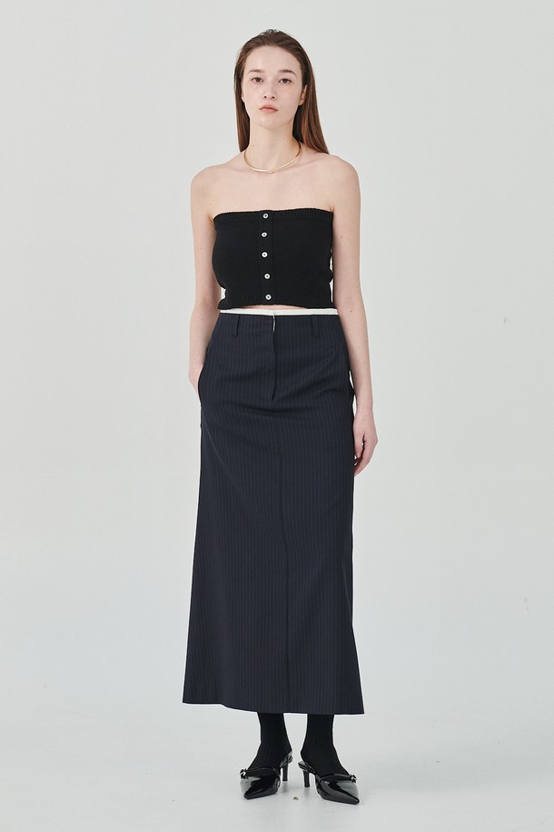 LEWITT - 롱스커트 - PIN STRIPE LONG SKIRT