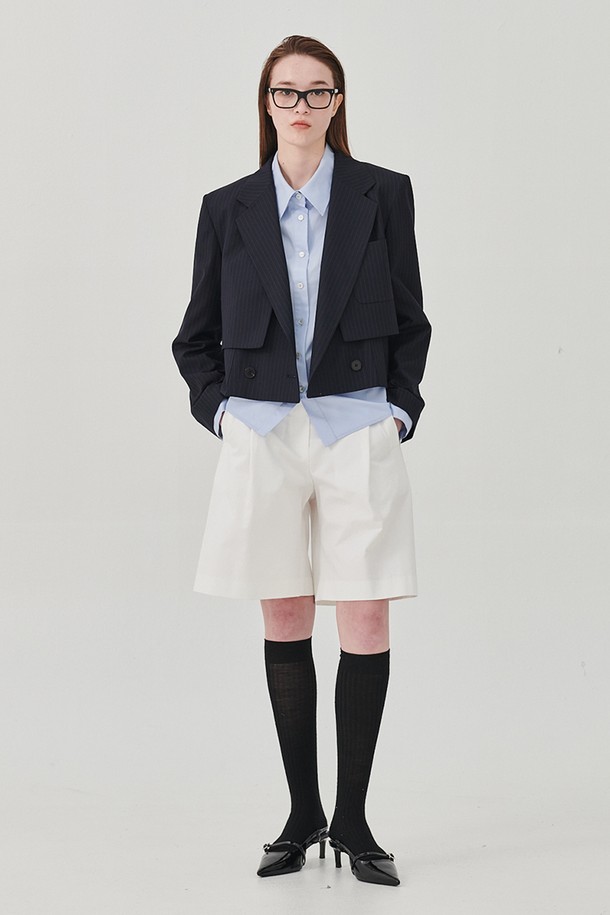 LEWITT - 자켓 - VEST LAYERED SHORT JACKET