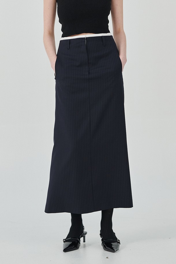 LEWITT - 롱스커트 - PIN STRIPE LONG SKIRT