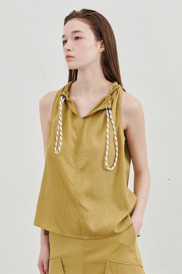 LEWITT - 민소매티셔츠 - STRING DETAIL SLEEVELESS TOP